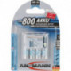 Batterie d'accumulateur maxE 1,2 V 800 mAh R03-AAA-Micro HR03 4 4 pièces/blister ANSMANN