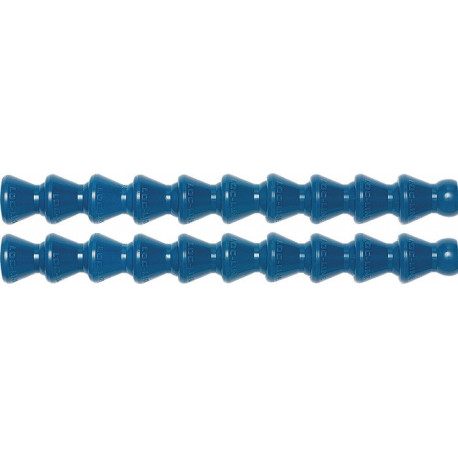 Raccord articulé taille 1/4 po. Longueur totale 294 (2 x 147) mm sachet de 2 pièces LOC-LINE