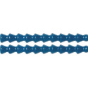 Raccord articulé taille 1/4 po. Longueur totale 294 (2 x 147) mm sachet de 2 pièces LOC-LINE