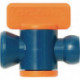 Robinet d'arrêt taille 1/4 po. avec raccord articulé sachet de 2 pièces LOC-LINE