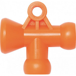 Connecteur T 1/4 po. sachet de 2 pièces LOC-LINE