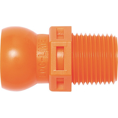 Raccord fileté taille 1/2 po. NPT R 3/8 sachet de 4 pièces LOC-LINE