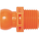 Raccord fileté taille 1/2 po. NPT R 1/2 sachet de 4 pièces LOC-LINE