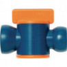 Robinet d'arrêt taille 1/2 po. avec raccord articulé sachet de 2 pièces LOC-LINE