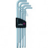 Jeu de clés mâles coudées 369 H11 11 pcs. support compact SW 1,5-10 mm long tête sphérique acier CV WIHA