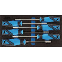 Module à outils 1500 CT1-2133 6 pièces module 1/3 clé à douille SW5-10 mm dans 1/3 module CT GEDORE