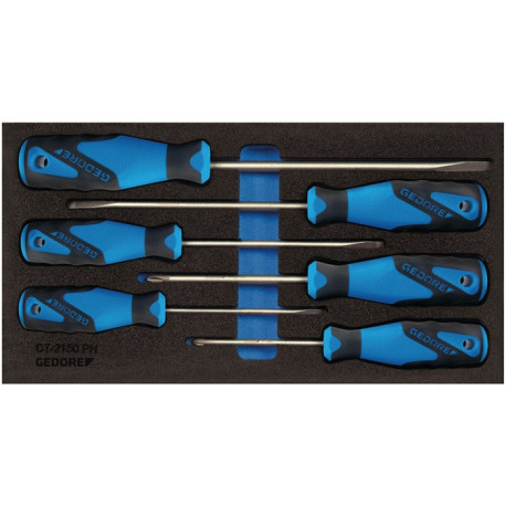 Module à outils 1500 CT1-2150 PH 6 pièces module 1/3 fente/PH GEDORE