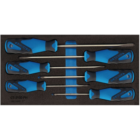 Module à outils 1500 CT1-2150 PZ 6 pièces module 1/3 fente/PZD GEDORE