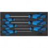 Module à outils 1500 CT1-2163 TX 6 pièces module 1/3 tournevis TORX GEDORE