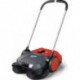 Balayeuse mécanique haaga 355 avec 2 balais latéraux 550 mm 1600 m²/h 20 L STARMIX