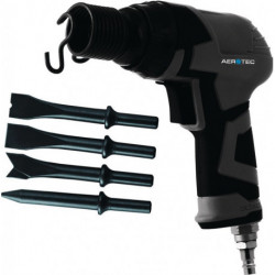Marteau burineur pneumatique CSP 150 Set 4500 min-¹ 6 pans de 11 mm 4-5 J AEROTEC