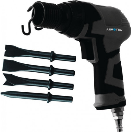 Marteau burineur pneumatique CSP 150 Set 4500 min-¹ 6 pans de 11 mm 4-5 J AEROTEC
