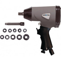 Tournevis à frapper pneumatique 1/2 po. ST 12,5 mm (1/2 po.) carré 345 Nm AEROTEC