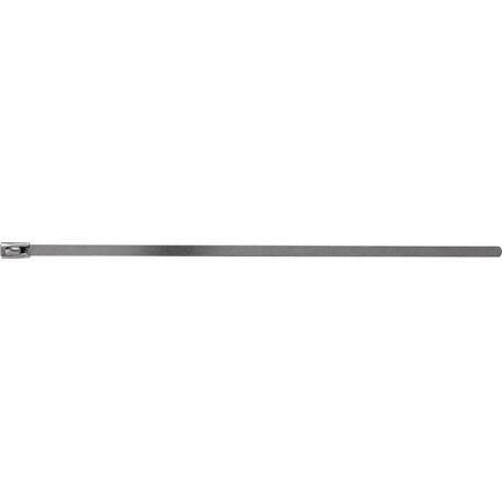Collier de câblage longueur 200 mm largeur 4,6 mm acier inoxydable 100 pièces/sachet