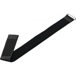 Raccord autoagrippant longueur 300 mm largeur 25 mm polyamInte noir 20 pièces/sac