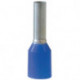 Embout de câble longueur L1/L2 140/80 mm bleu avec col en plastique 250 (AWG