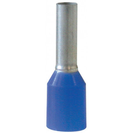 Embout de câble longueur L1/L2 140/80 mm bleu avec col en plastique 250 (AWG