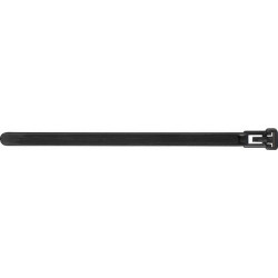 Serre cables longueur 150 mm largeur 76 mm polyamide noir 100 piècesh
