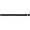 Serre cables longueur 360 mm largeur 76 mm polyamide noir 100 piècesh
