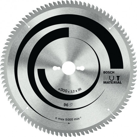 Lame pour scie circulaire D. ext. 300 mm nombre de dents 96 HLTCG largeur de coupe 3,2 mm HM BOSCH
