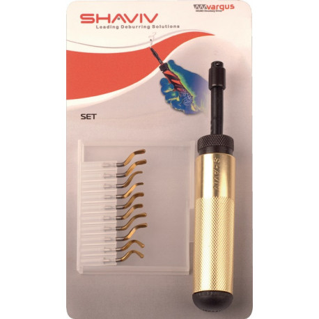 Jeu d'ébavureurs Golden Flex Set B 7 pièces SHAVIV