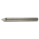 Fraise à graver profilé D D. 10 mm carbure monobloc Longueur totale 75 mm WERNER (Par 5)