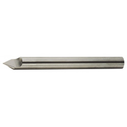 Fraise à graver profilé D D. 12 mm carbure monobloc Longueur totale 75 mm WERNER (Par 5)