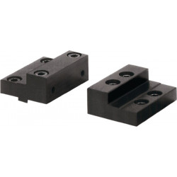 Mors étagé SB pour largeur de mâchoire 125 mm réversible hauteur de mâchoire 40 mm paire RöhM