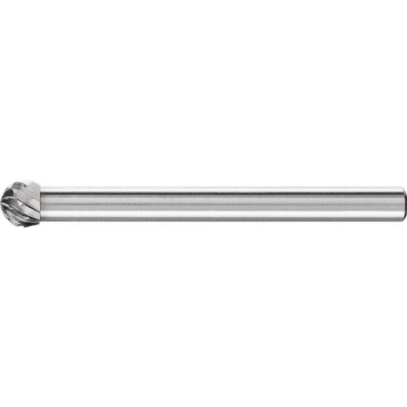 Petite Fraise sur tige forme KUD D. 4 mm L. tête 3 mm D. de la tige 3 mm carbure