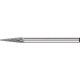Petite Fraise sur tige forme SKM D. 3 mm L. tête 11 mm D. de la tige 3 mm carbur