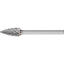 Petite Fraise sur tige forme SPG D. 6 mm L. tête 13 mm D. de la tige 3 mm carbur