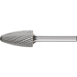 Fraise sur tige RBF D.16mm Tête-L.30mm Arbre-D.6mm HM carbure engrènement 3 PLUS PFERD
