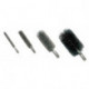Écouvillon longueur 160 mm D. 30 mm acier Longueur garniture 100 mm hélice simpl