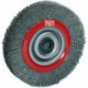Brosse plate D. 125 mm épaisseur de fil 03 mm acier 30 mm 6000 min-¹ OSBORN