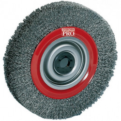 Brosse plate D. 125 mm épaisseur de fil 03 mm acier 30 mm 6000 min-¹ OSBORN