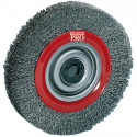 Brosse plate D. 125 mm épaisseur de fil 03 mm acier 30 mm 6000 min-¹ OSBORN