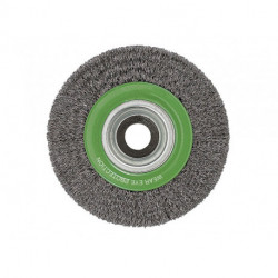 Brosse plate D. 178 mm épaisseur de fil 03 mm VA 32 mm 6000 min-¹ OSBORN