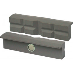 Mâchoire d'étau de protection pour largeur de mâchoire 100 mm avec prismes polyu