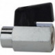 Mini-robinet à boisseau sphérique 9,73 mm G 1/8 po. filetage intérieur/intérieur RIEGLER