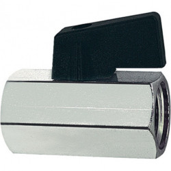 Mini-robinet à boisseau sphérique 1316 mm G 1/4 po. filetage intérieur/intérieu