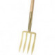 Fourche à bêcher version légère avec 4 dents de lance longueur des dents 250 mm légère avec 4 dents à lance IDEAL