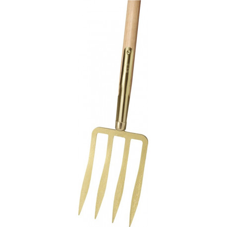 Fourche à bêcher version légère avec 4 dents de lance longueur des dents 250 mm légère avec 4 dents à lance IDEAL