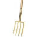 Fourche à bêcher version légère avec 4 dents de lance longueur des dents 250 mm légère avec 4 dents à lance IDEAL