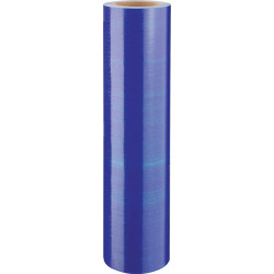 Film protecteur en LDPE SW36 bleu-transparent longueur 100 m largeur 50 cm rouleau IKS