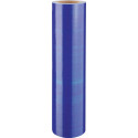 Film protecteur en LDPE SW36 bleu-transparent longueur 100 m largeur 50 cm rouleau IKS