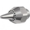 Buse ronde Serie 22 filetage extérieur aluminium longueur 41 mm D. extérieur 13 mm RIEGLER