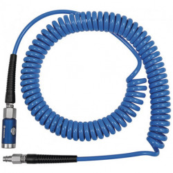 Set de tuyaux spiralés D. intérieur 8 mm D. ext. 12 mm longueur 6 m raccord de s