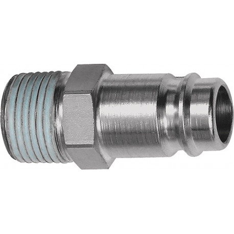 Mamelon acier trempé/ fiche DN 10 filetage extérieur R 1/4 po. RIEGLER (Par 10)