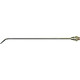 Buse de rallonge laiton nickelé coudé longueur 150 mm RIEGLER