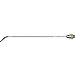 Buse de rallonge laiton nickelé coudé longueur 150 mm RIEGLER